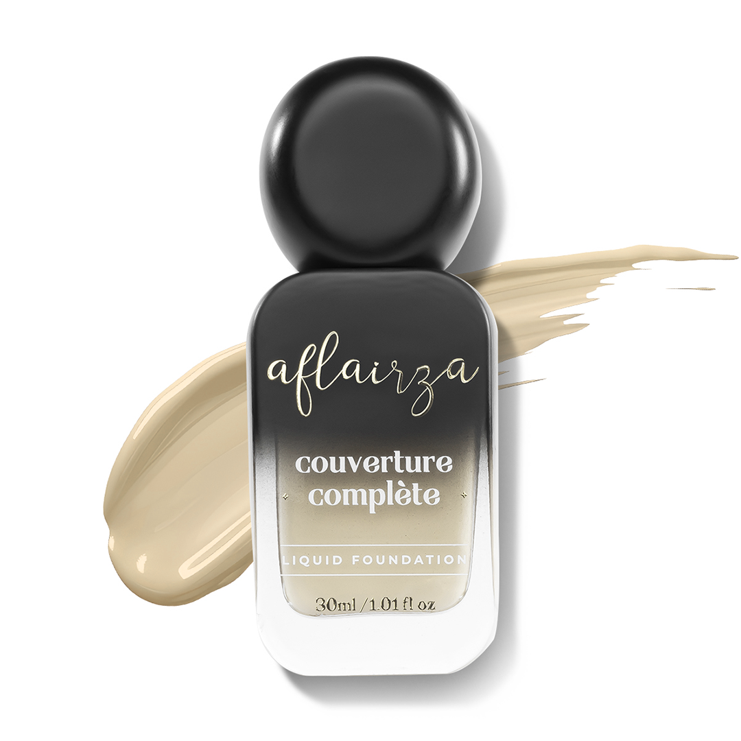 Coverture Complete Liquid Foundation | Full Coverage, Long-Lasting, Lightweight & Water-Resistant | Infused with Ectoin for Hydration & Skin Protection | 7 Shades for All Skin Tones | Buildable & Comfortable Wear