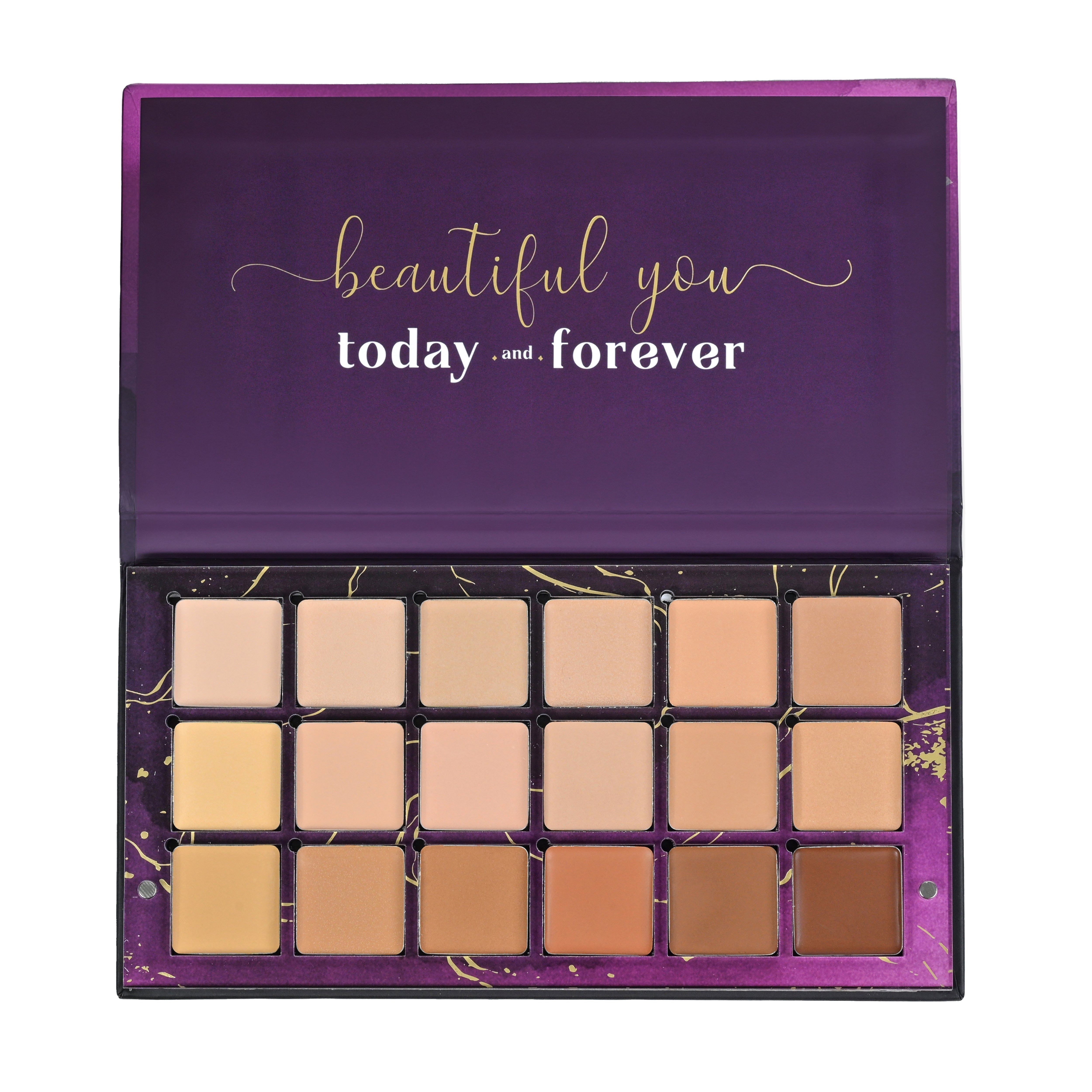 The Flawless Edit Conceal & Correct Palette | 18 Super-Creamy Shades | Ultra-Blendable, Full Coverage | Correct, Conceal & Perfect | All-in-One Pro Face Palette