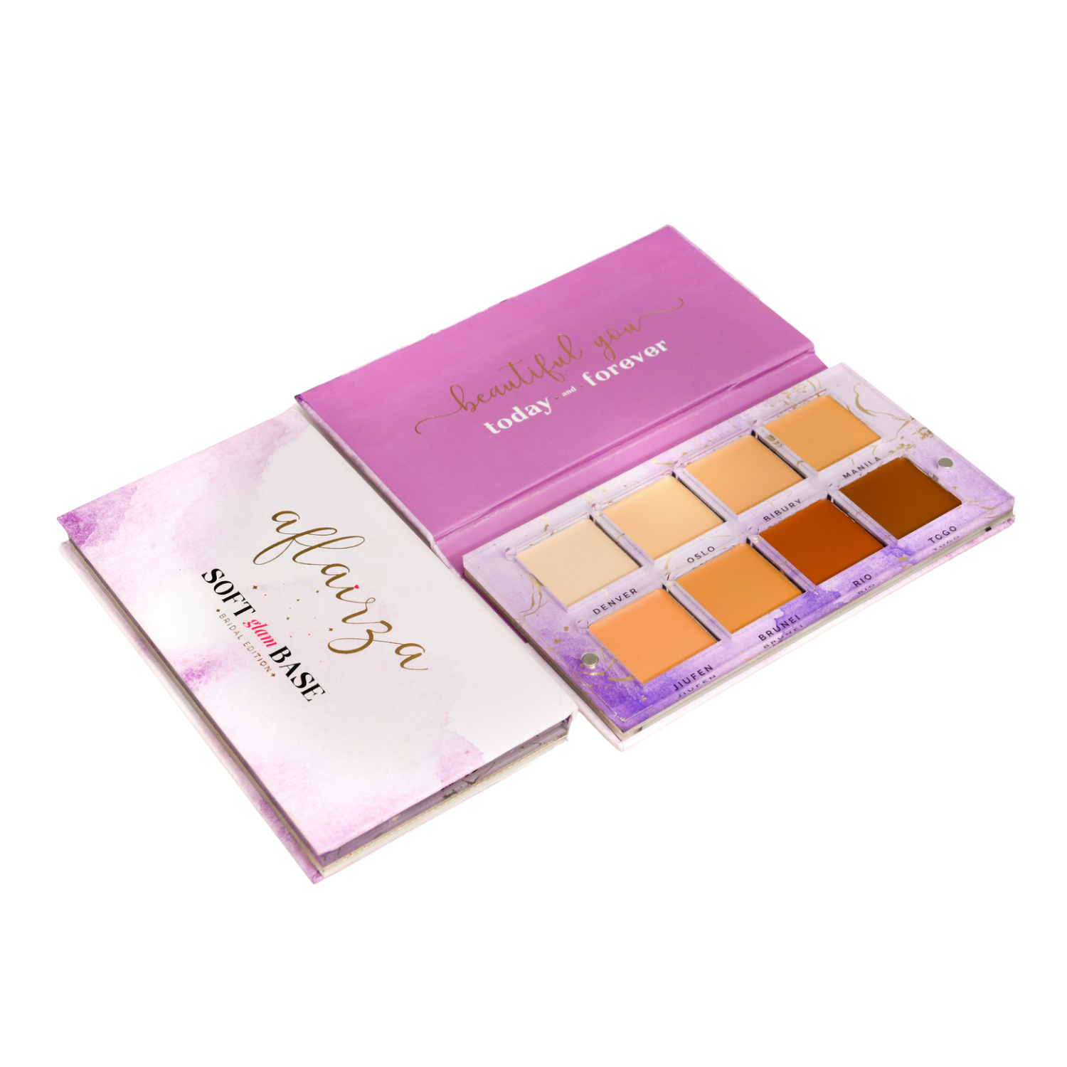 Soft Glam Base Palette | Everyday to Glam Makeup Looks | Blendable, Long-Lasting Formula with Vitamin E & Jojoba Oil | High-Pigment Shades | Compact & Travel-Friendly