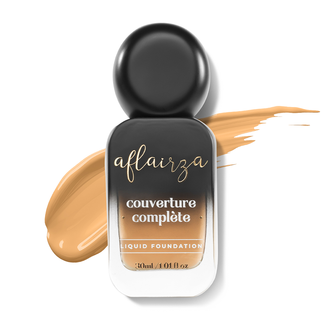 Coverture Complete Liquid Foundation | Full Coverage, Long-Lasting, Lightweight & Water-Resistant | Infused with Ectoin for Hydration & Skin Protection | 7 Shades for All Skin Tones | Buildable & Comfortable Wear