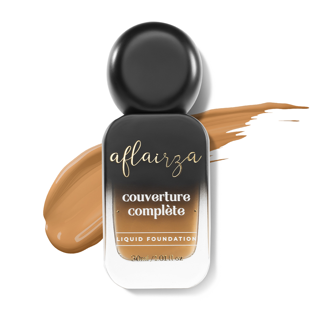 Coverture Complete Liquid Foundation | Full Coverage, Long-Lasting, Lightweight & Water-Resistant | Infused with Ectoin for Hydration & Skin Protection | 7 Shades for All Skin Tones | Buildable & Comfortable Wear