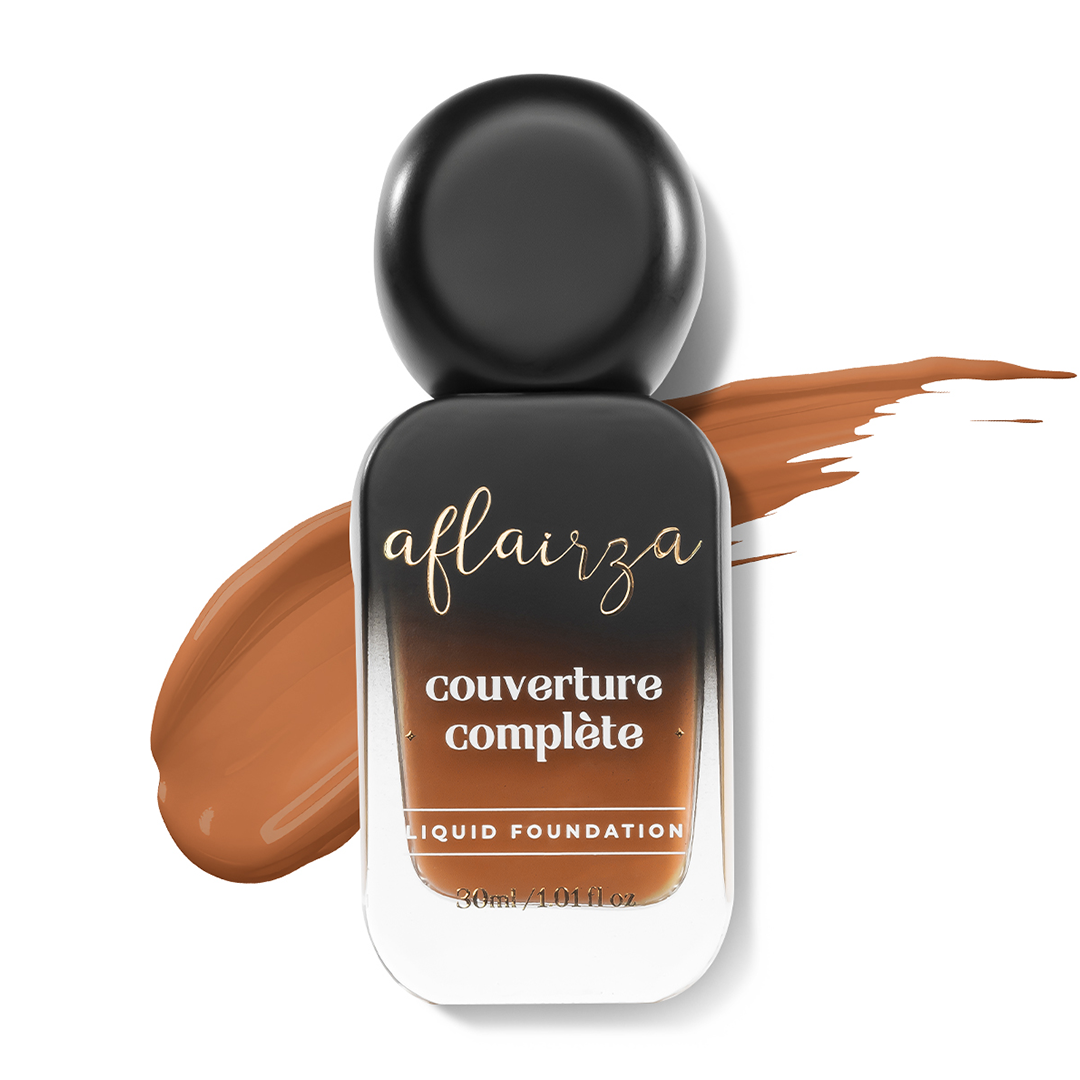Coverture Complete Liquid Foundation | Full Coverage, Long-Lasting, Lightweight & Water-Resistant | Infused with Ectoin for Hydration & Skin Protection | 7 Shades for All Skin Tones | Buildable & Comfortable Wear