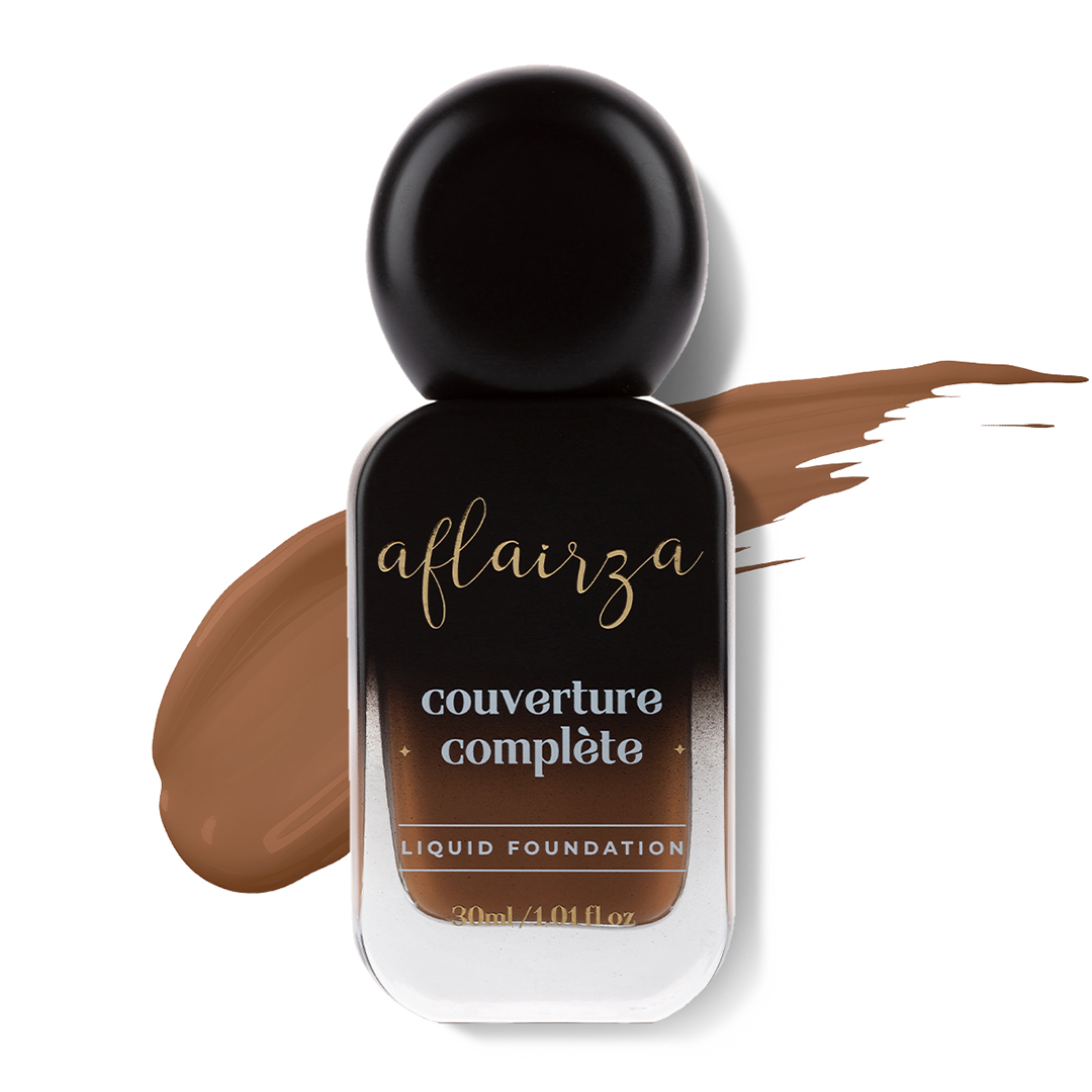 Coverture Complete Liquid Foundation | Full Coverage, Long-Lasting, Lightweight & Water-Resistant | Infused with Ectoin for Hydration & Skin Protection | 7 Shades for All Skin Tones | Buildable & Comfortable Wear