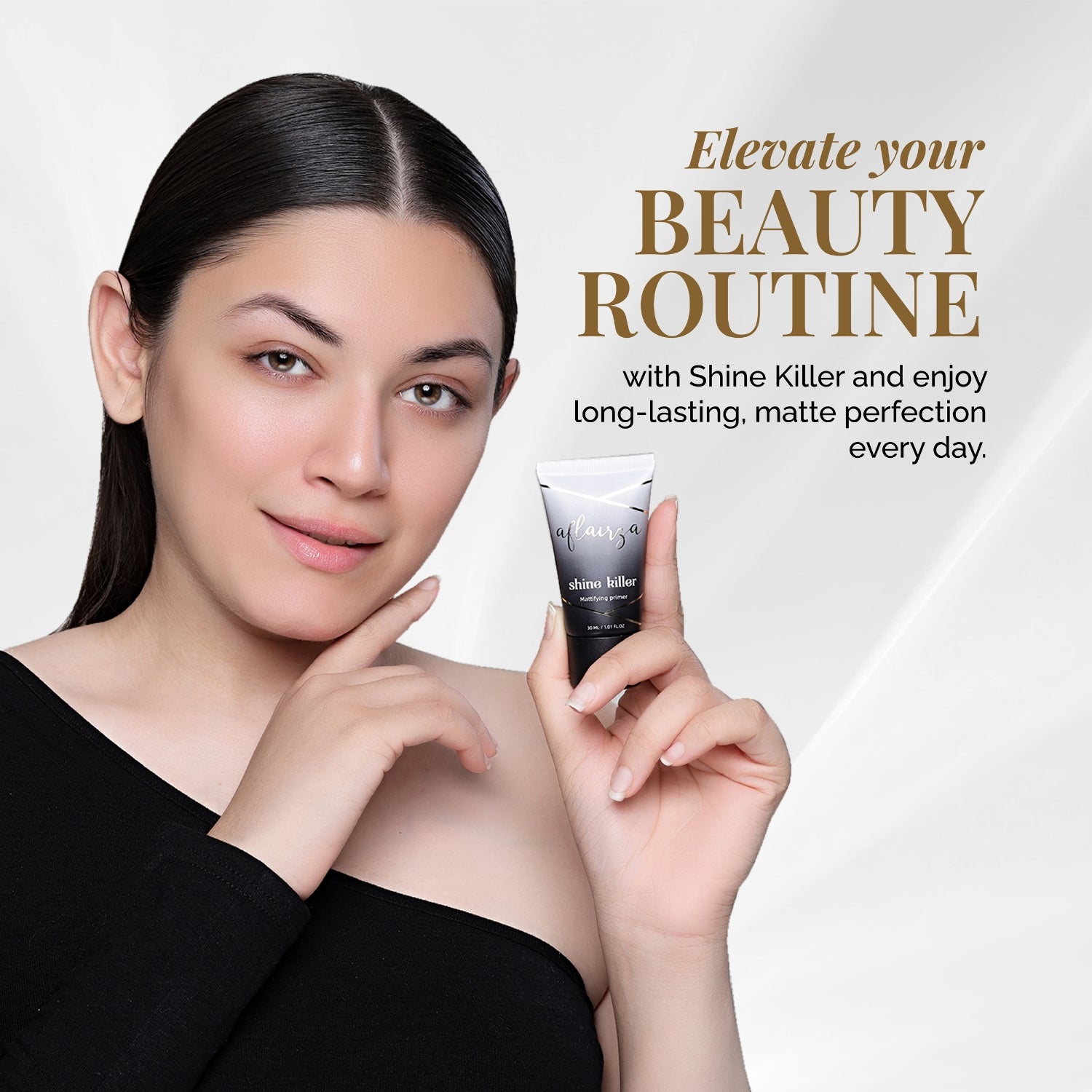 Shine Killer Mattifying Primer | Oil-Free, Pore-Minimizing & Shine-Control Formula | Lightweight & Long-Lasting | Perfect Makeup Base for Oily & Combination Skin