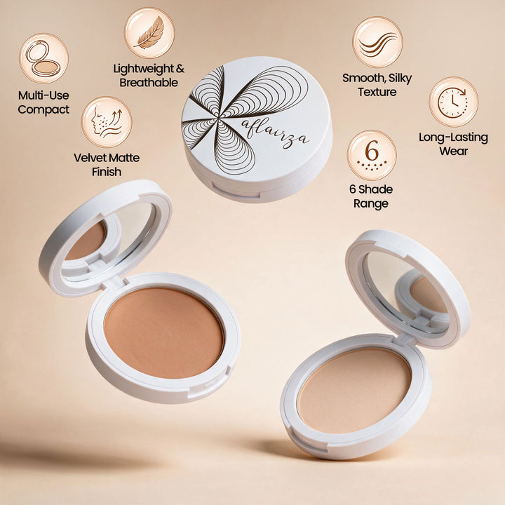 Velvet Matte Powder Foundation | Compact Powder