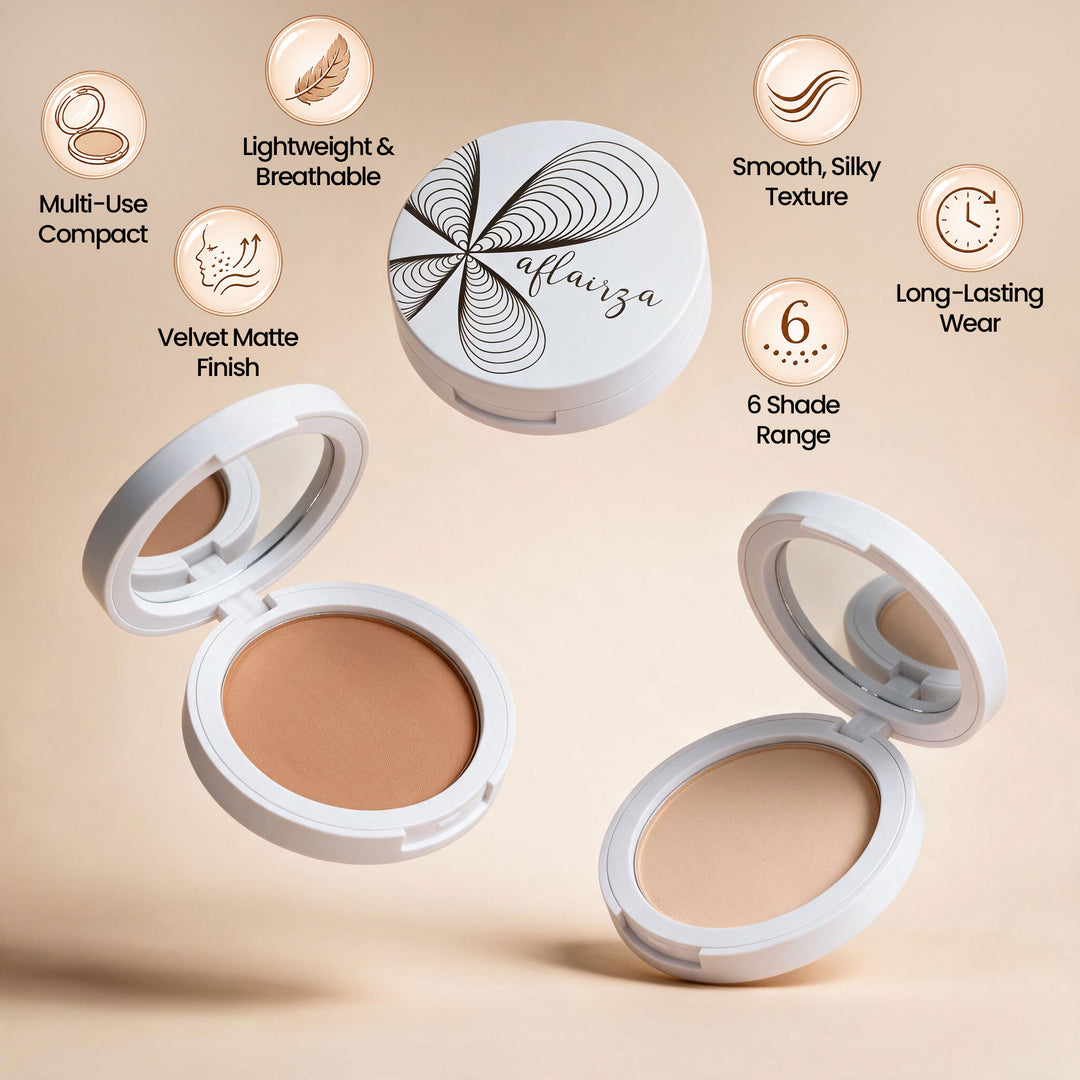 Velvet Matte Powder Foundation | Compact Powder
