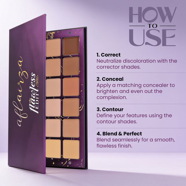 The Flawless Edit Conceal & Correct Palette