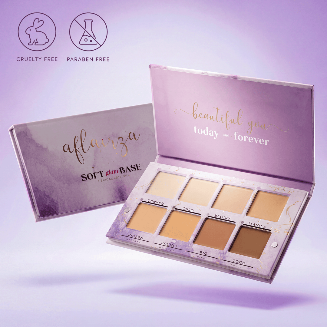 Magic Drops + Soft glam Base Palette - Waterproof* serum with Base palette combo