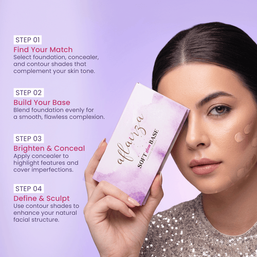 Magic Drops + Soft glam Base Palette - Waterproof* serum with Base palette combo