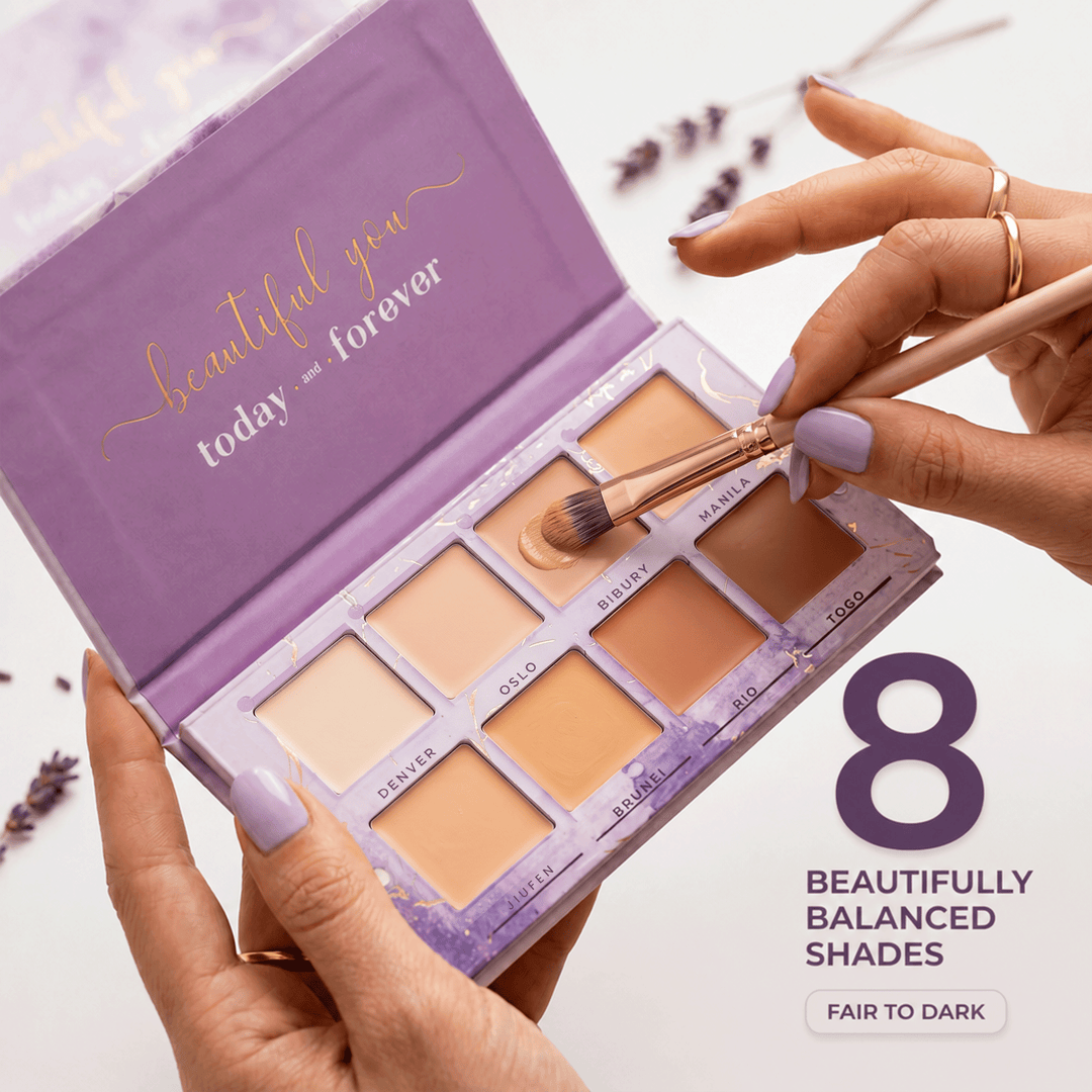 Magic Drops + Soft glam Base Palette - Waterproof* serum with Base palette combo