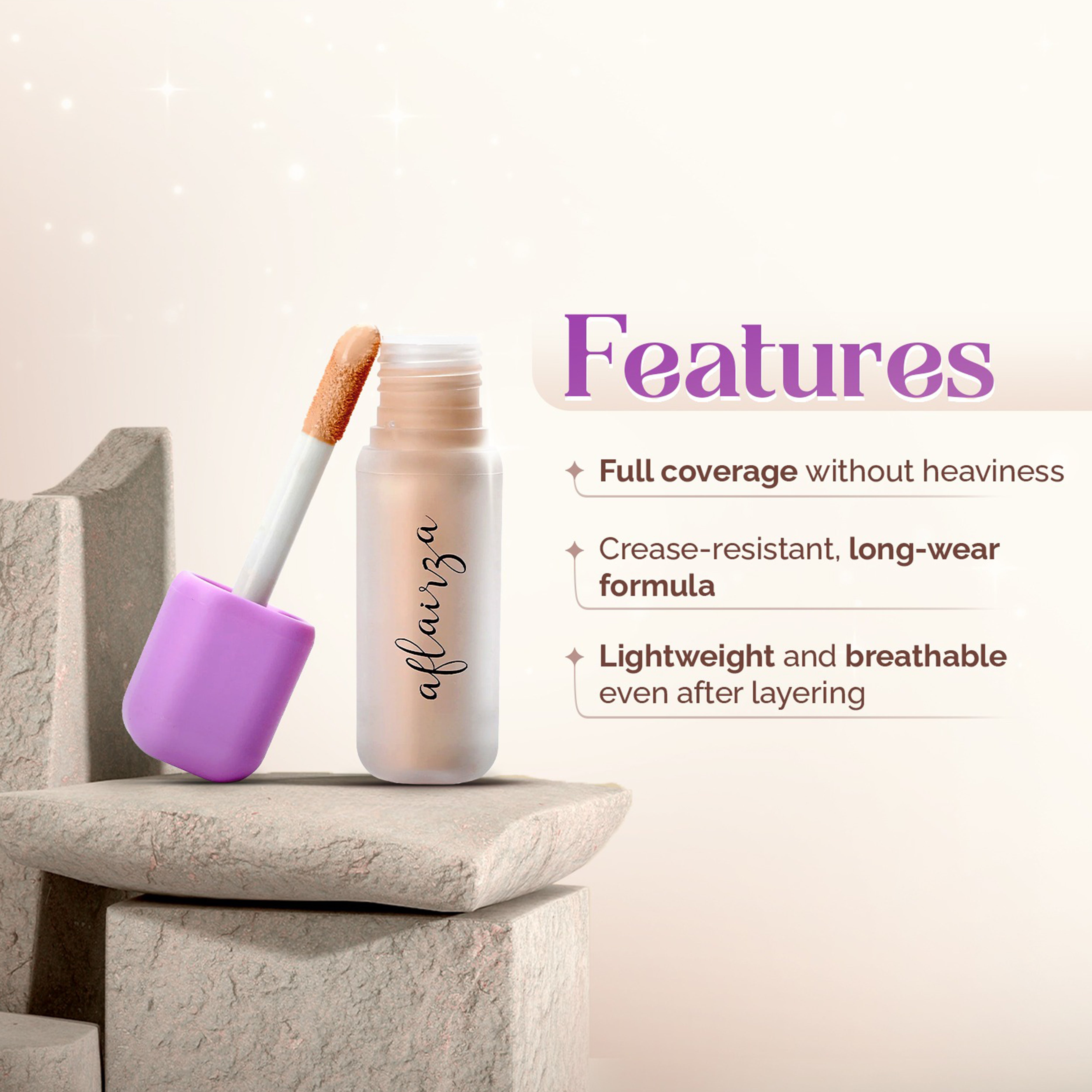 Couvre Moi Liquid Concealer | Full Coverage, Lightweight &amp; Seamless Blend | Ultra-Creamy Thin Texture