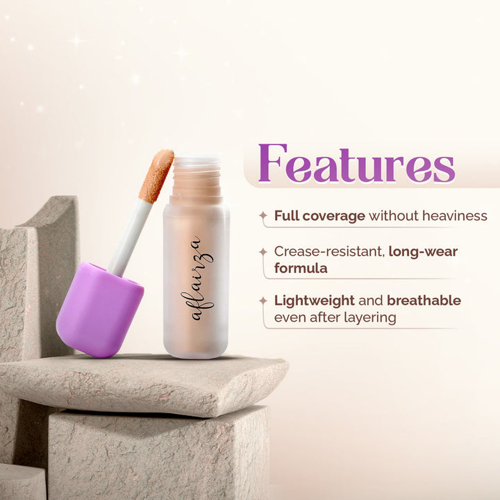 Couvre Moi Liquid Concealer | Full Coverage, Lightweight & Seamless Blend | Ultra-Creamy Thin Texture