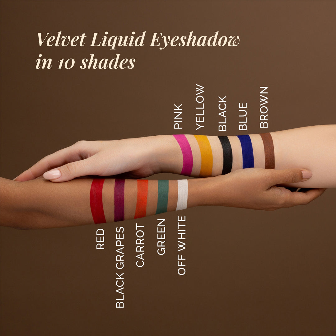 Velvet Liquid Eyeshadow | Rich Pigment & Smooth Application | Long-Lasting, Crease-Resistant & Buildable Formula | Nourishing, Lightweight & Smudge-Free Wear