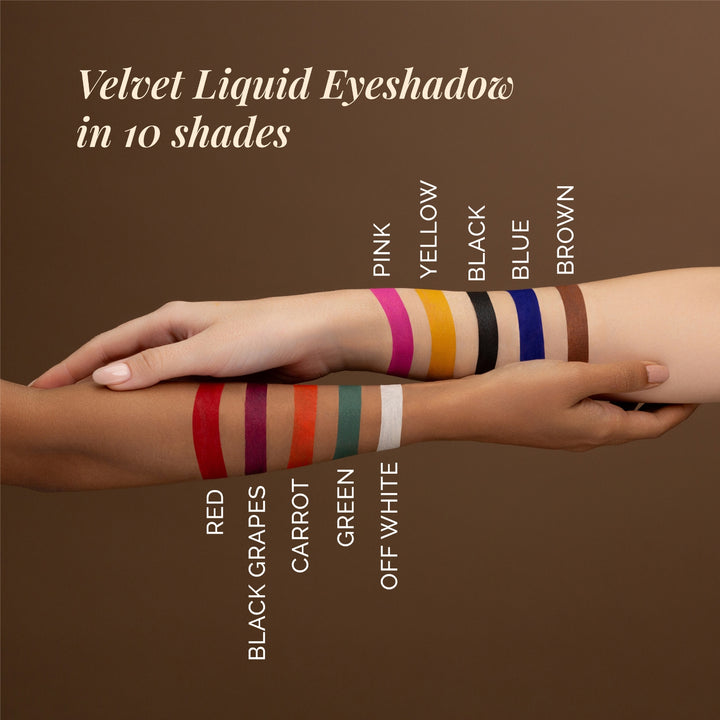 Velvet Liquid Eyeshadow | Rich Pigment & Smooth Application | Long-Lasting, Crease-Resistant & Buildable Formula | Nourishing, Lightweight & Smudge-Free Wear