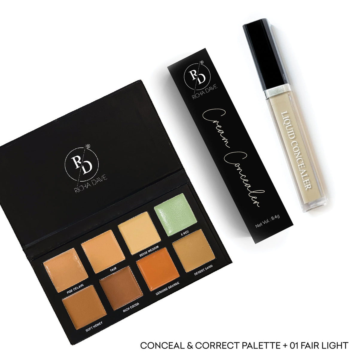 Conceal & Correct Palette and Liquid Concealer Combo
