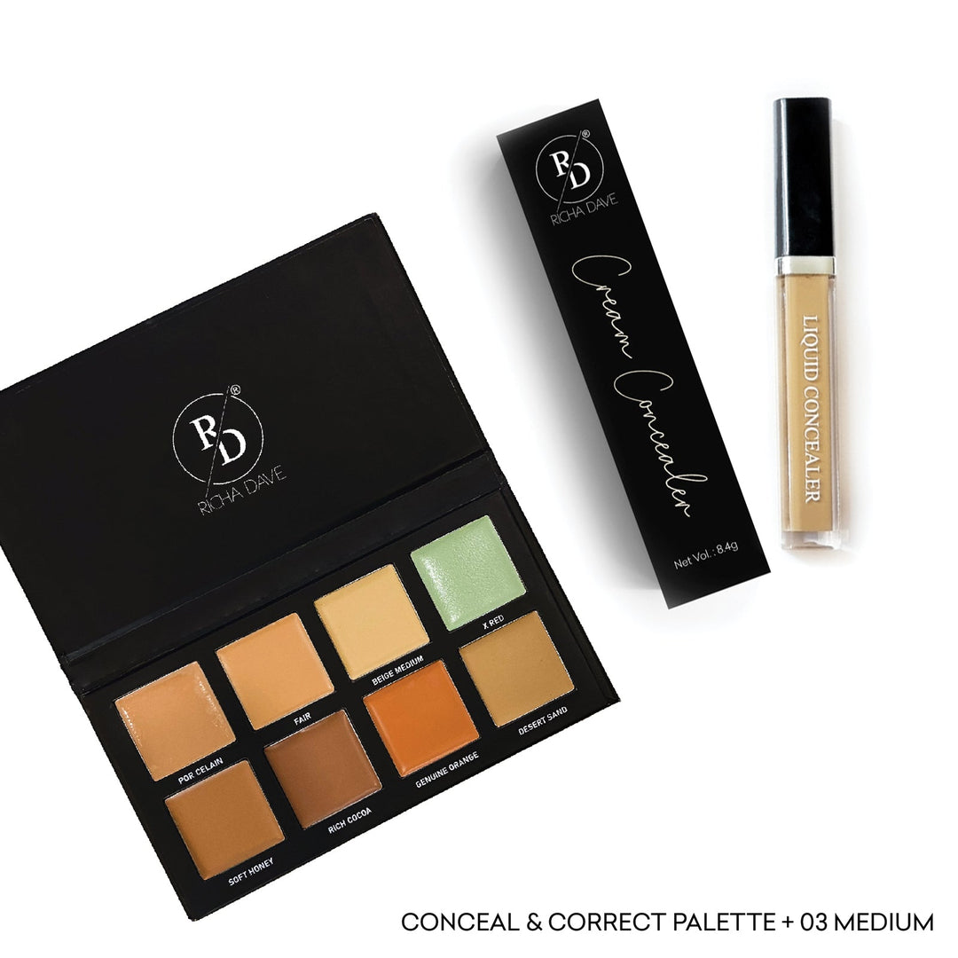 Conceal & Correct Palette and Liquid Concealer Combo