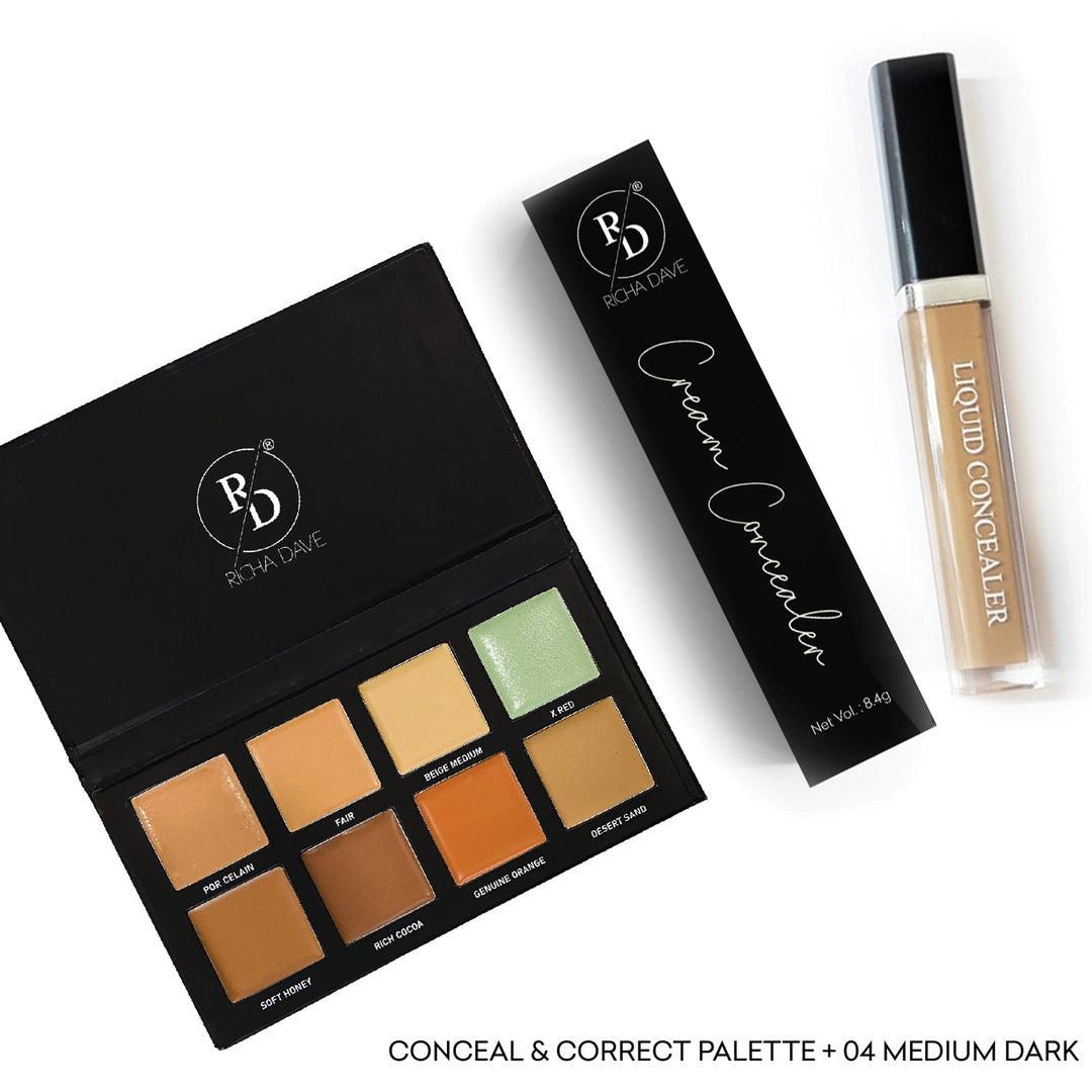 Conceal & Correct Palette and Liquid Concealer Combo