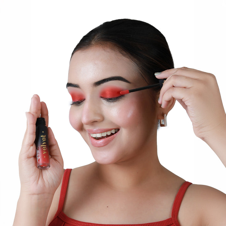 Velvet Liquid Eyeshadow | Rich Pigment & Smooth Application | Long-Lasting, Crease-Resistant & Buildable Formula | Nourishing, Lightweight & Smudge-Free Wear