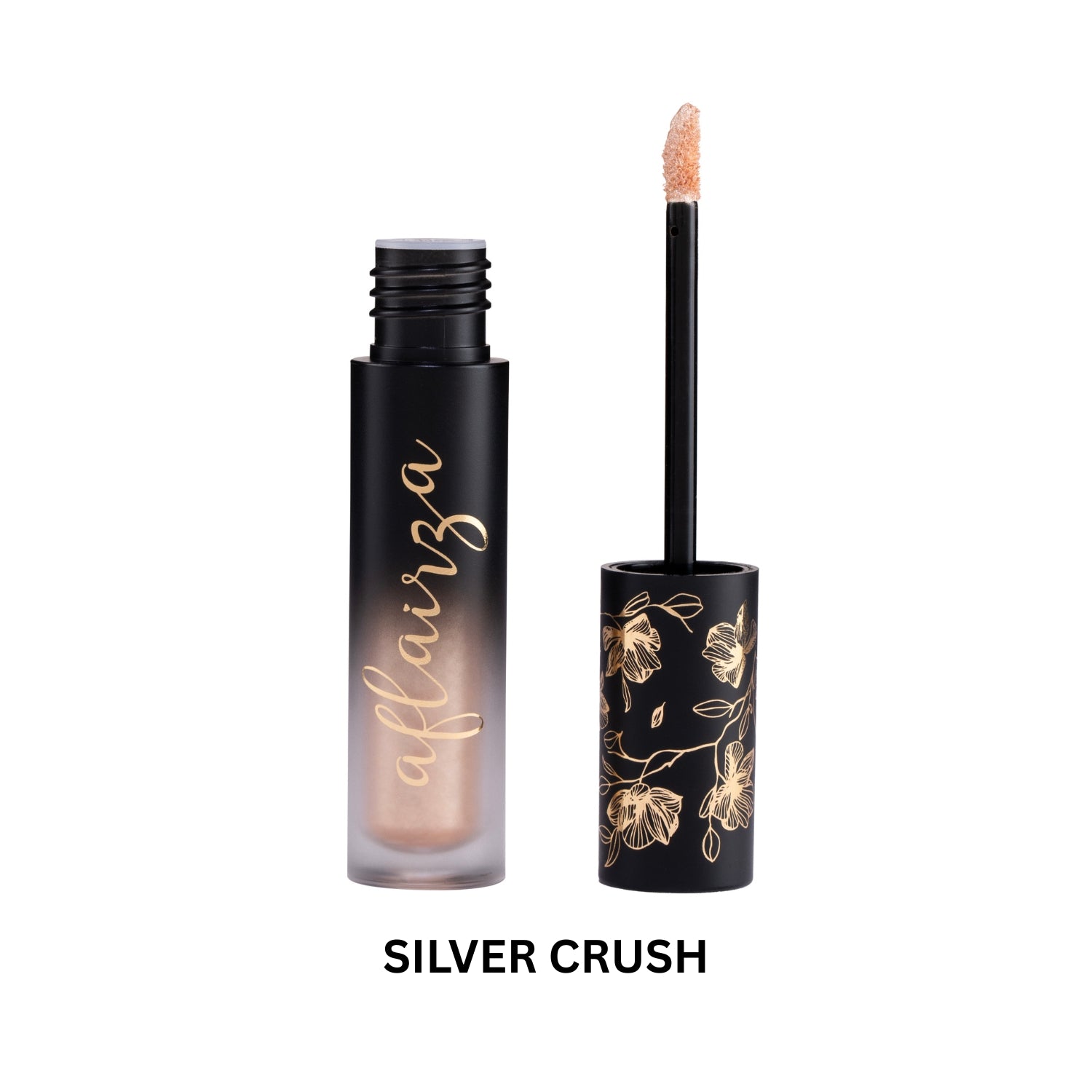 Aflairza Velvet Liquid Eyeshadow Shimmer | Intense Pigment, Instant Glow &amp; Water-Resistant | Crease-Proof, Long-Lasting &amp; Buildable Formula for All-Day Glam